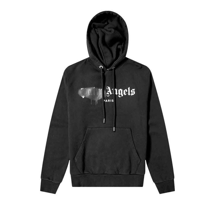 Palm Angels Paris Sprayed Hoodie "Black"