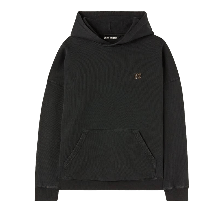 Palm Angels Foggy Hoodie "Black/White"