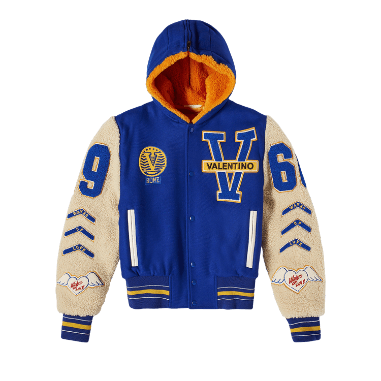 Valentino Varsity Jacket "Blue/White"
