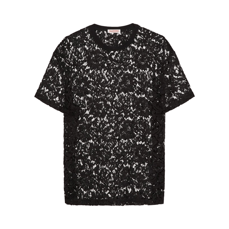 Valentino Lace T-Shirt "Black"