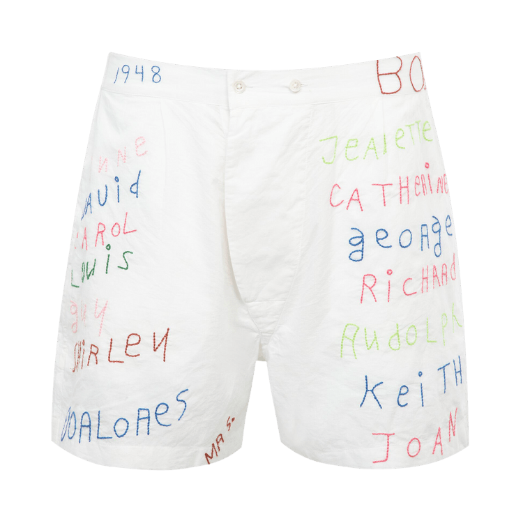 Bode Familial Hall Boxer "Multicolor/White"