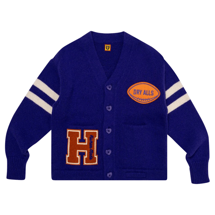 Human Made Low Gauge Knit Cardigan "Purple"
