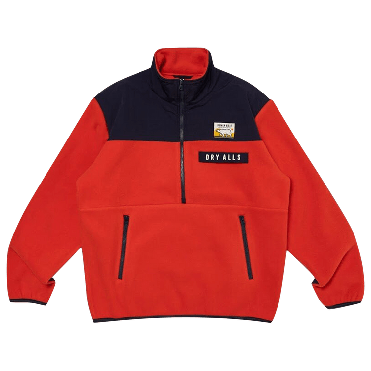 Human Made Fleece Half- Zip Jacket "Red"