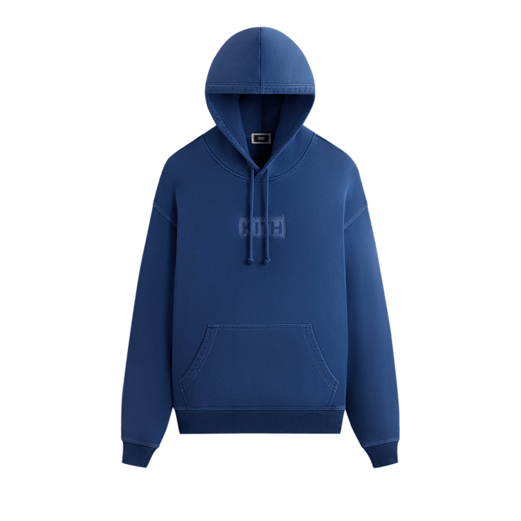 Kith Stitch Classic Logo Nelson Hoodie "Cyanotype"