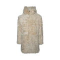 ERL Shearling Hooded Coat "Natural"
