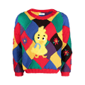 ERL Patchwork Sweater "Red"