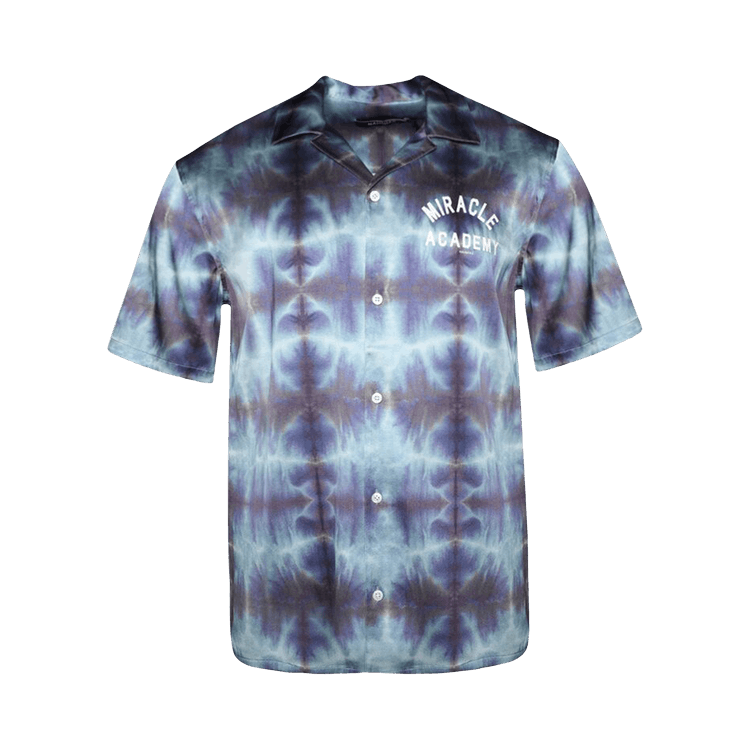 Nahmias Short-Sleeve Silk Shirt "Tie Dye"