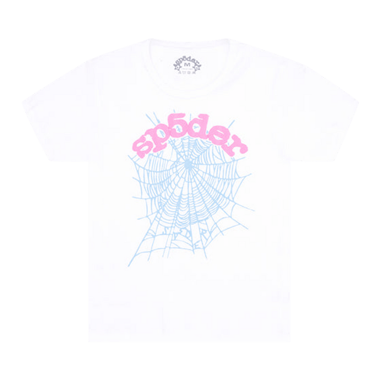 Sp5der OG Web Baby Tee "White"