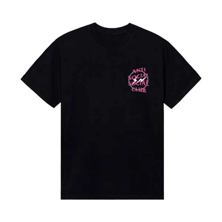 Anti Social Social Club x Fragment Half Tone Tee "Black/Pink"