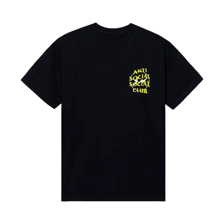 Anti Social Social Club x Fragment Half Tone Tee "Black/Yellow"