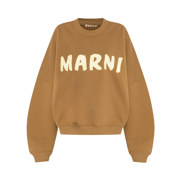 Marni Logo Sweatshirt "Olive"