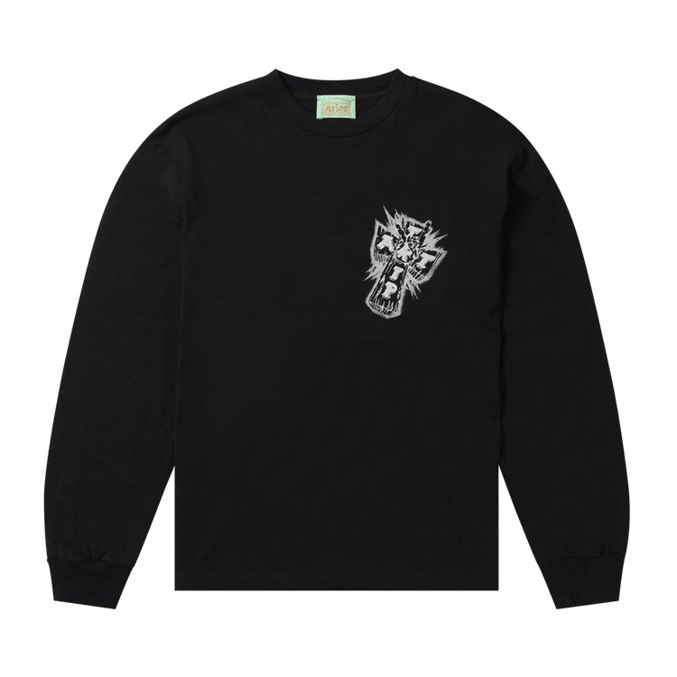 Aries Metal Trip Long-Sleeve Tee "Black"
