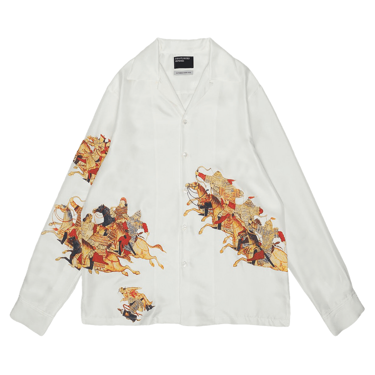 Enfants Riches Déprimés Hun Battle Print Lake Geneva Shirt "Ivory/Multicolor"