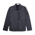Stone Island Compass Patch Collared Zip Up Jacket "Navy Blue"