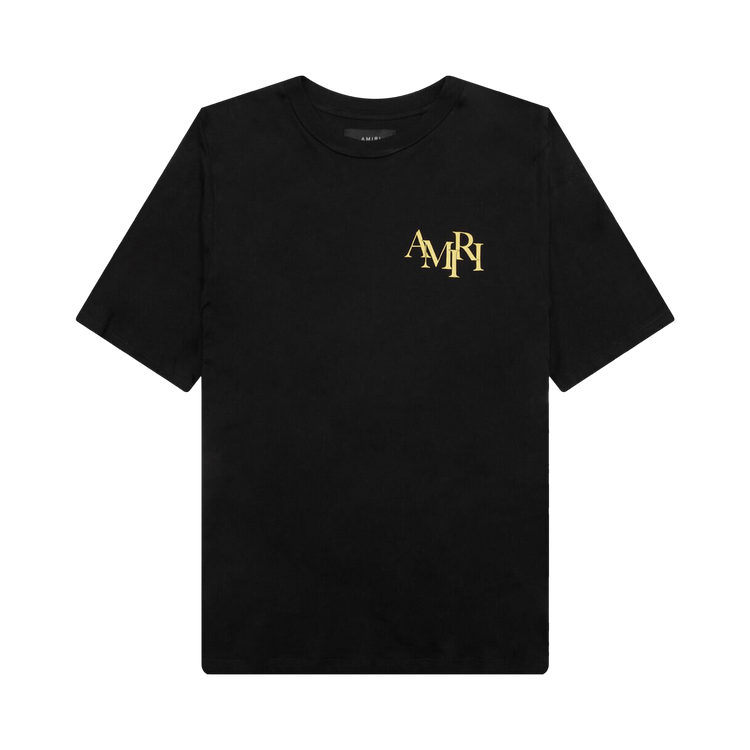 Amiri Crystal Champagne Tee "Black"
