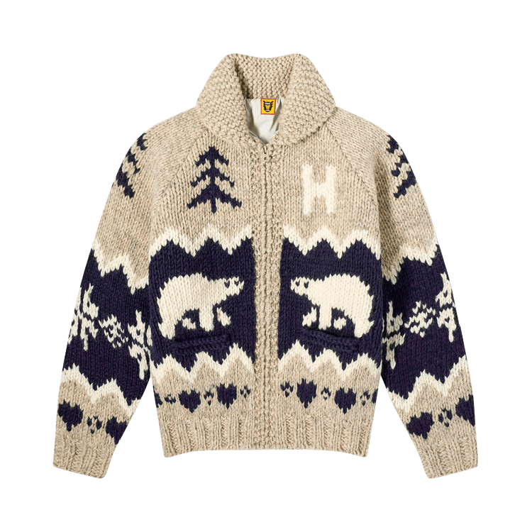 Human Made Polar Bear Cowichian "Beige"