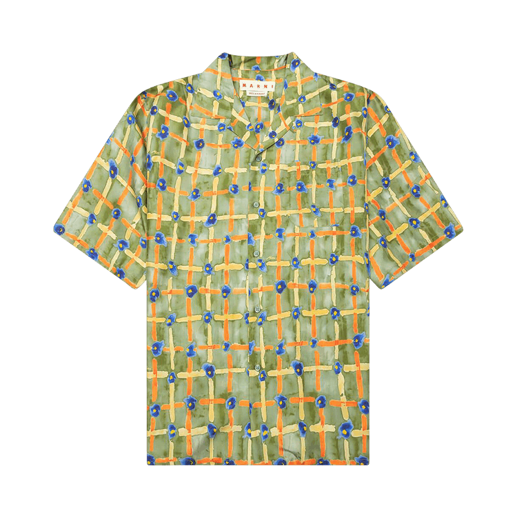 Marni Short-Sleeve Shirt "Leaf Green"