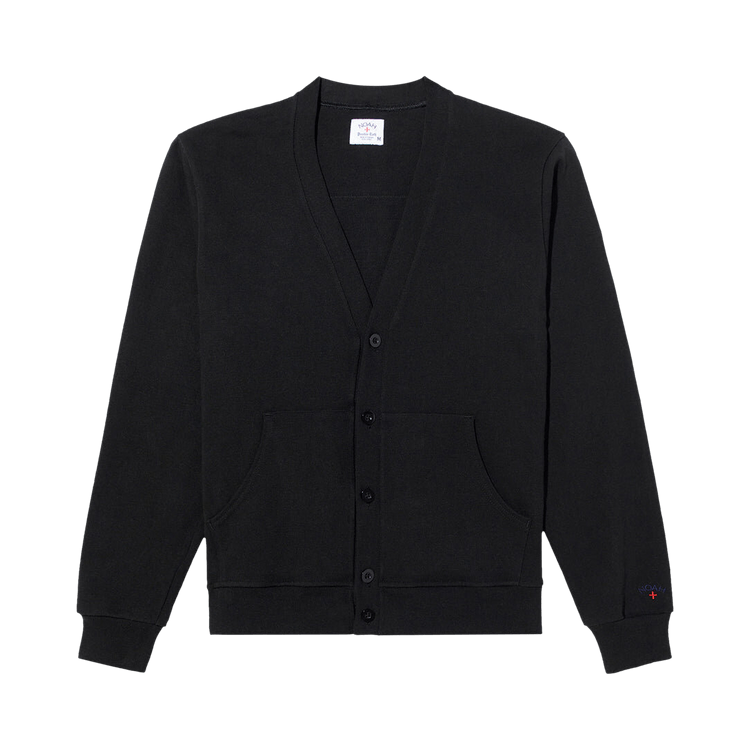 Noah x The Cure Rugby Cardigan "Black"