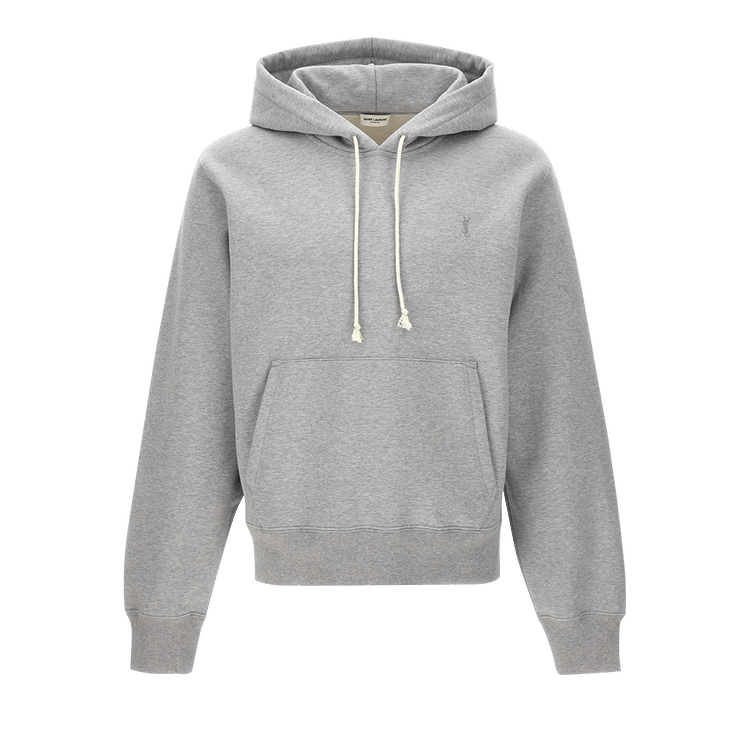 Saint Laurent Cassandre Hoodie "Heather Grey"