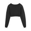 Saint Laurent Cropped Sweatshirt "Black"