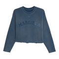Maison Margiela Logo Faded Sweatshirt "Blue"