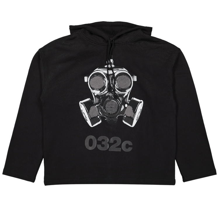 032C Oversized Mask Hoodie "Black"