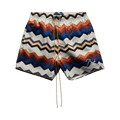 Rhude Zig Zag Swim Short "Multicolor"