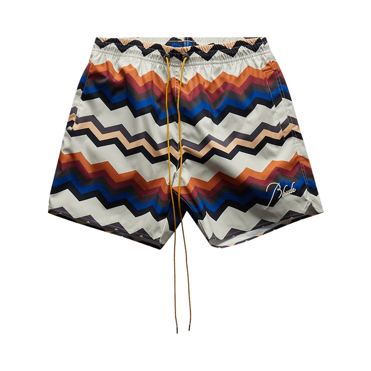 Rhude Zig Zag Swim Short "Multicolor"