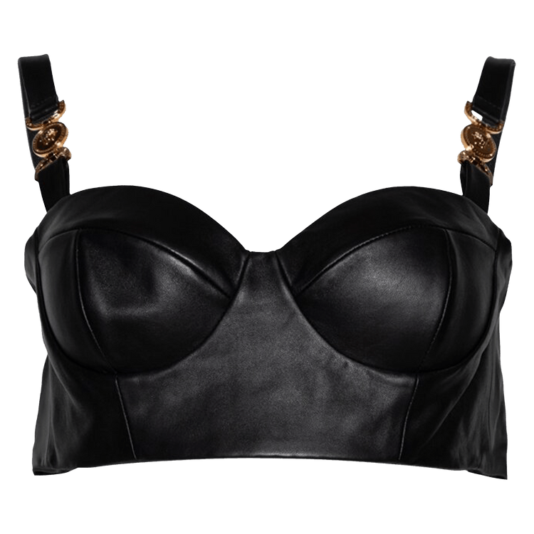 Versace Leather Bra "Black"