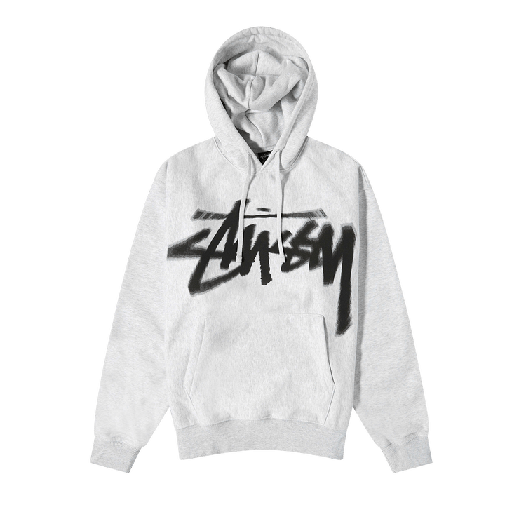 Stussy Dizzy Stock Hoodie "Ash Heather"