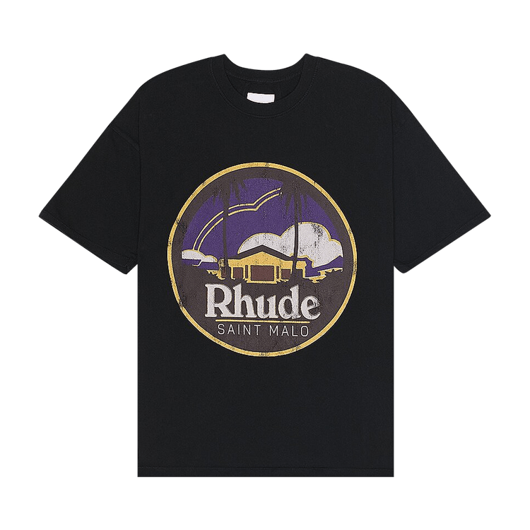Rhude Saint Malo Tee "Vintage Black"