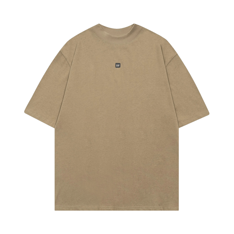 Yeezy Gap Engineered by Balenciaga Logo 3/4 Sleeve Tee "Beige"