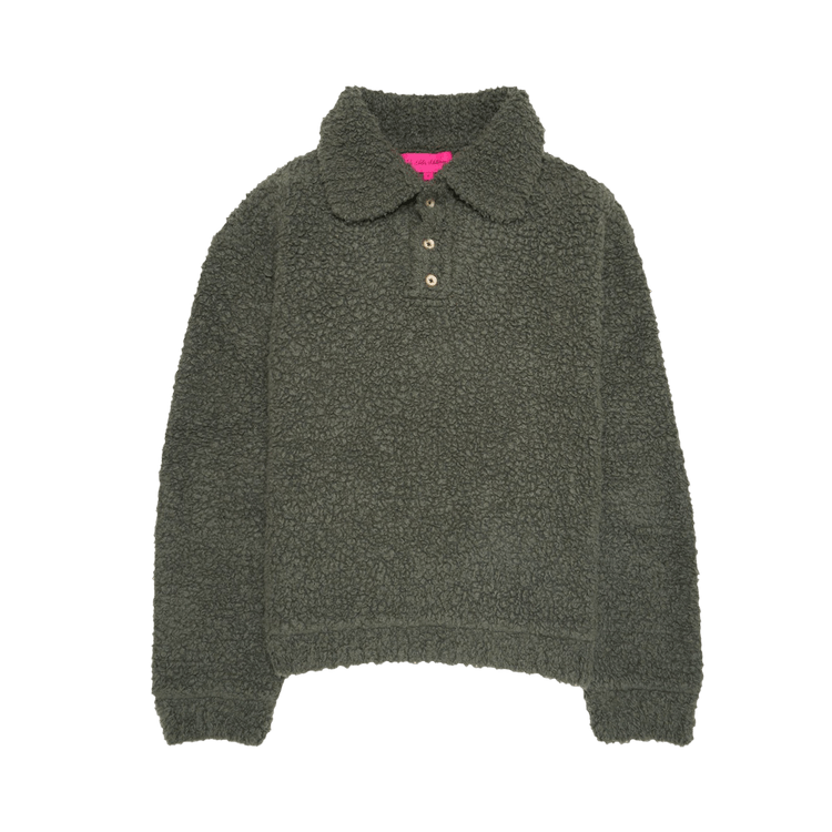 The Elder Statesman Furry Rugby "Foliage"