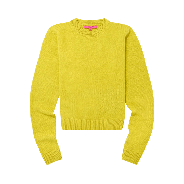 The Elder Statesman Simple Crew "Chartreuse/Juniper"