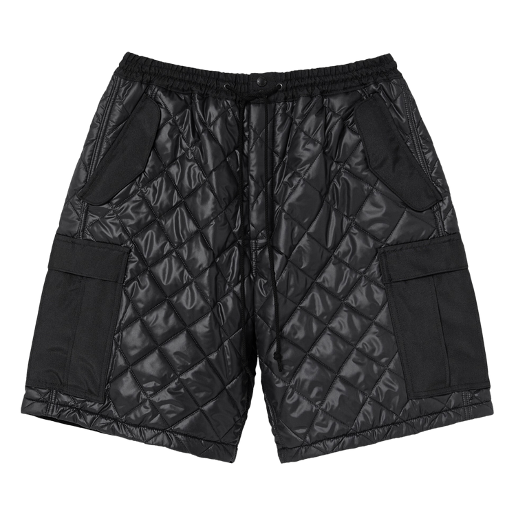 Junya Watanabe MAN Polyester Ripstop Quilted Shorts "Black"