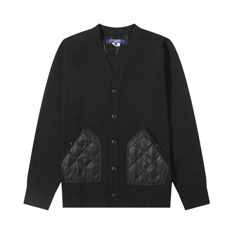 Junya Watanabe MAN Quilted Pocket Sweat Cardigan "Black"