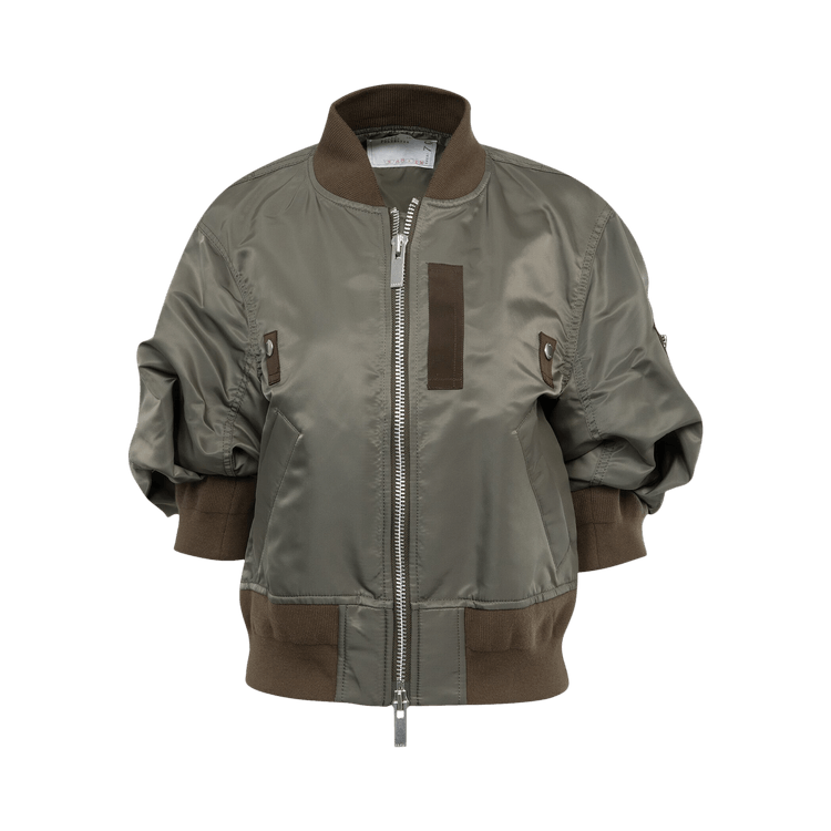 Sacai Nylon Twill Blouson "Taupe"