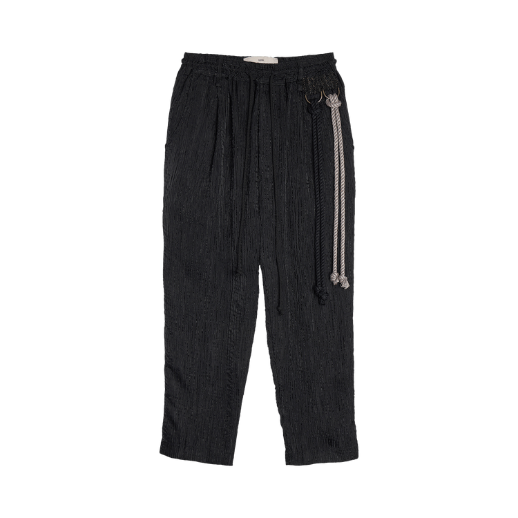 Song for the Mute Wave Drape Lounge Pant "Black"
