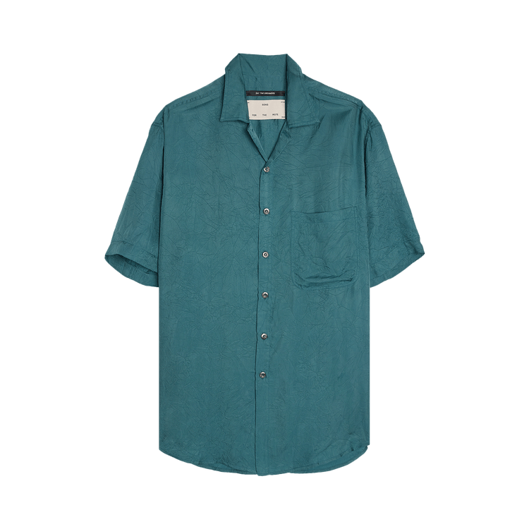 Song for the Mute Short-Sleeve Oversized Shirt "Blue"