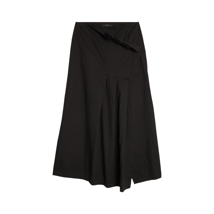 Y's H-Pleated Wrap Skirt 'Black'