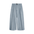 Y's U-2 Tuck Wide Pant 'Blue'