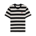 Ami Striped T-Shirt "Black/White"