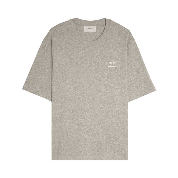 Ami AM T-Shirt "Heather Ash Grey"