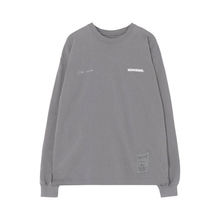 Yohji Yamamoto Pour Homme x Neighborhood PT Long-Sleeve T-Shirt "Grey"