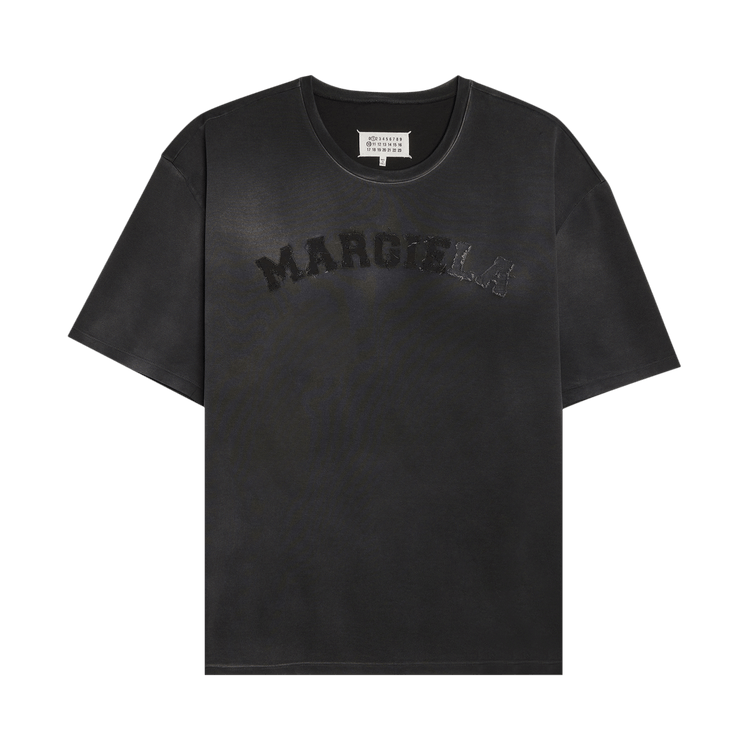 Maison Margiela Overdye Fading Logo T-Shirt "Washed Black"