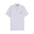 Stone Island Compass Patch Logo Polo Shirt "White"