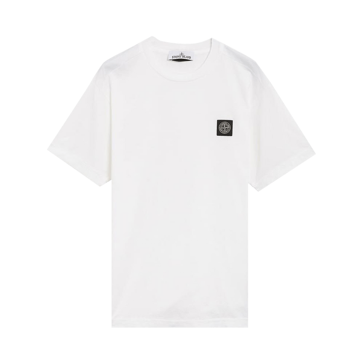 Stone Island Compass Patch Logo T-Shirt "White"