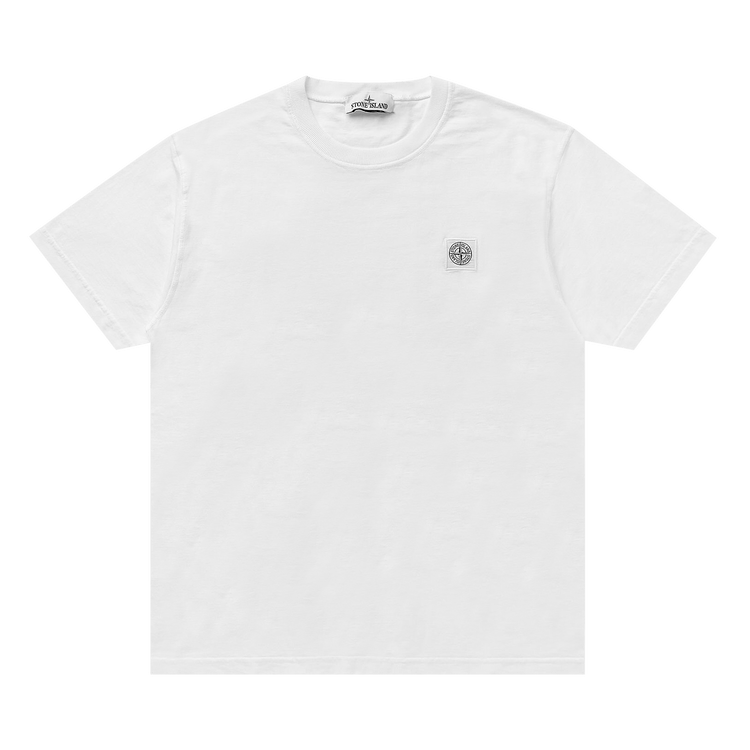 Stone Island Logo Patch T-Shirt "White"