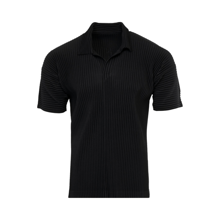 Issey Miyake Polo Shirt "Black"