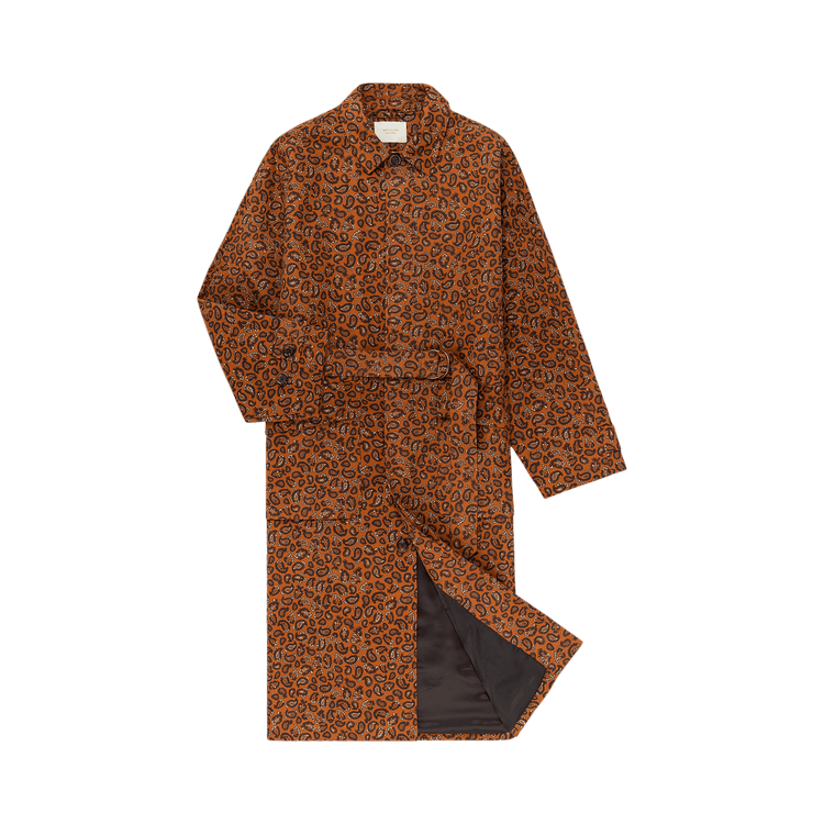 Aimé Leon Dore Belted Topcoat "Leopard Paisley"